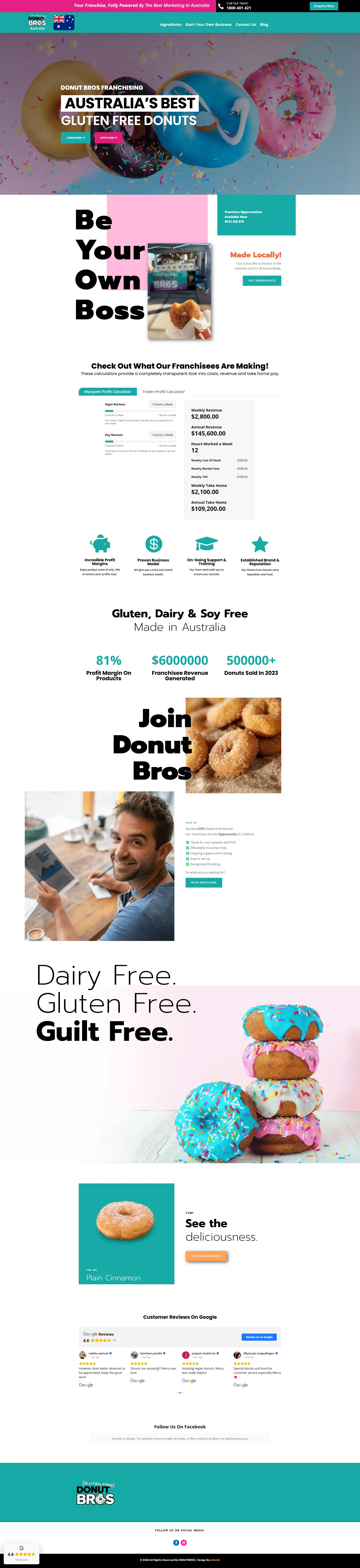 Donut Bros Website